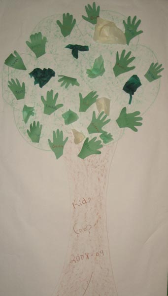 Hands tree.